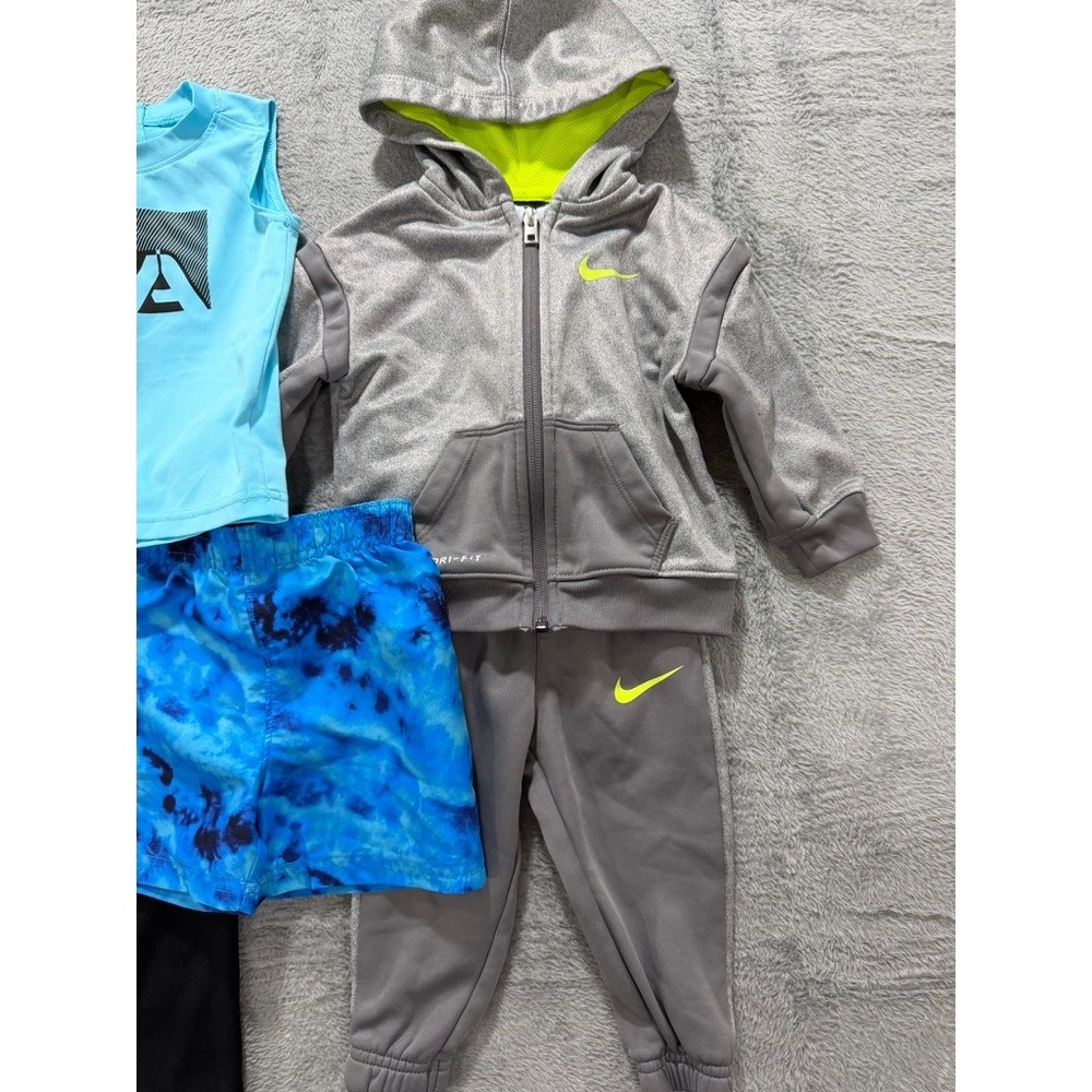 Nike Under Armour Kids 12M Activewear Bundle Tracksuit Hoodie Pants Shirt 5pc - Picture 3 of 8